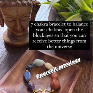 Seven Chakra Bracelet for Chakra Balancing