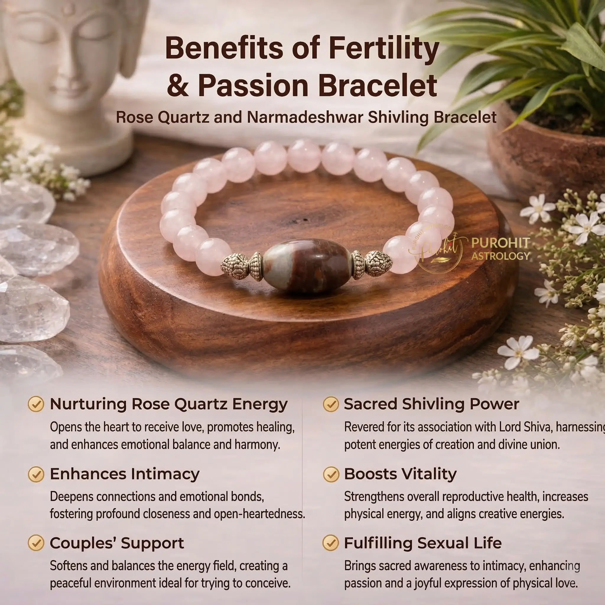 Benefits of Fertility and Passion Bracelet. buy now