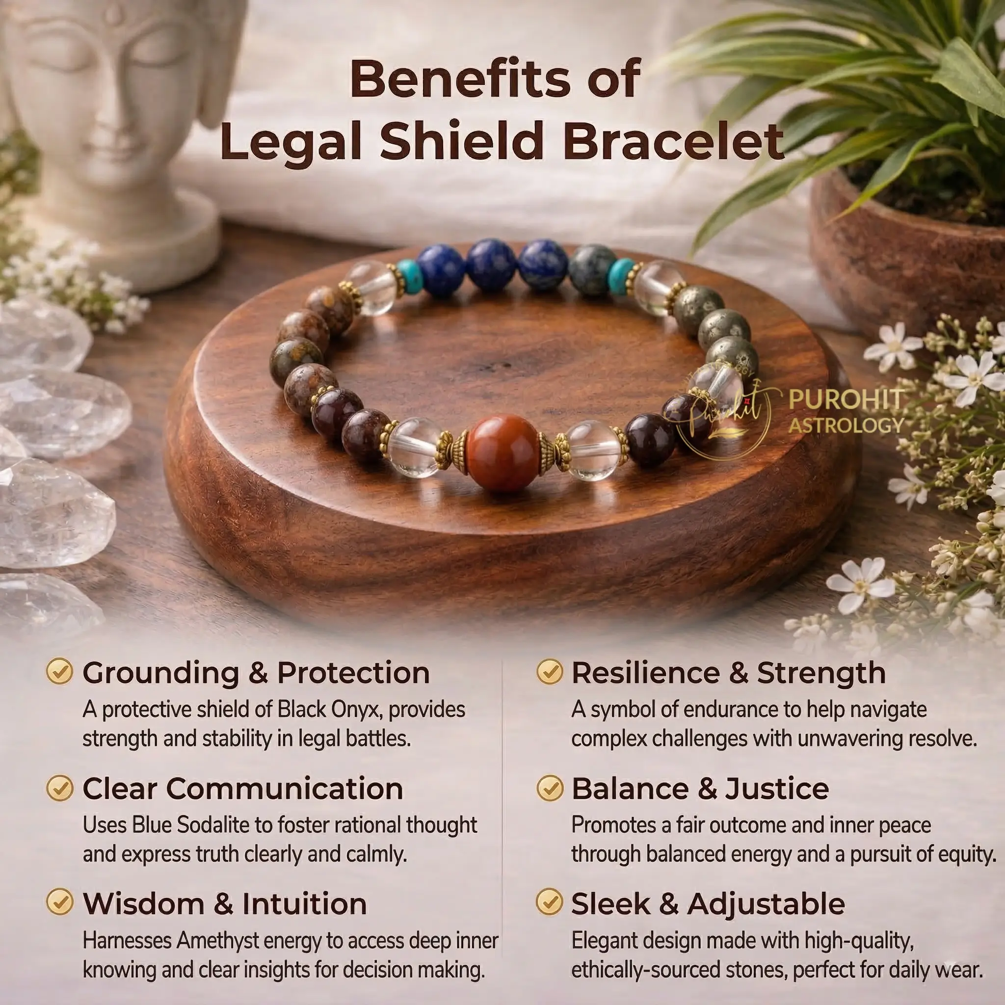 Benefits of Legal Shield Bracelet. buy now