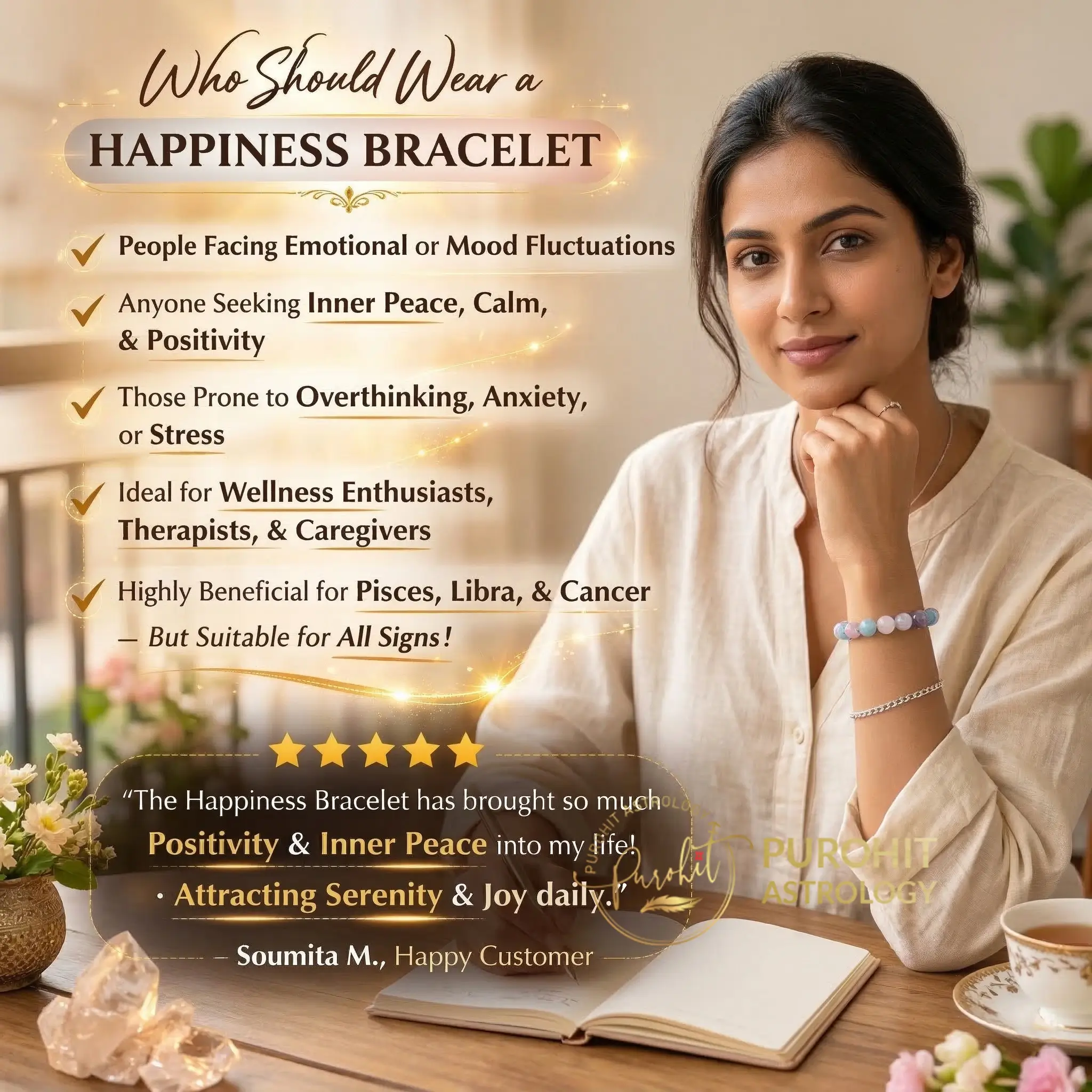 Who should wear Happiness Bracelet
