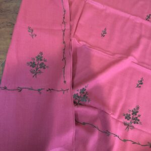 Pink Kashmiri Embroidered Shawl