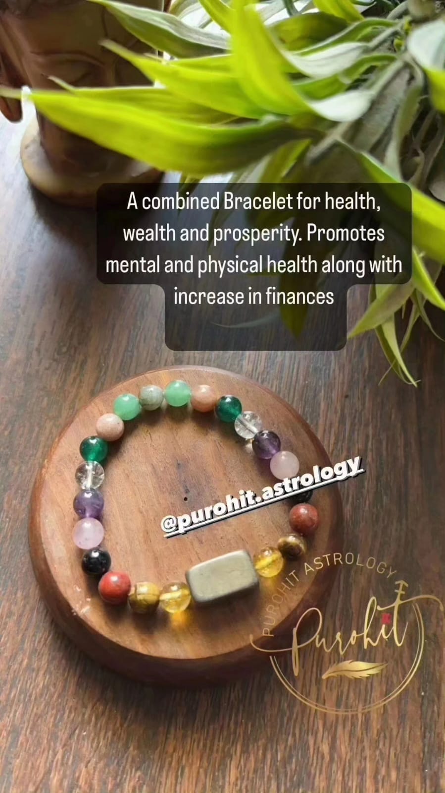 combined bracelet for money and health