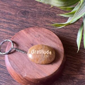 Citrine keychain