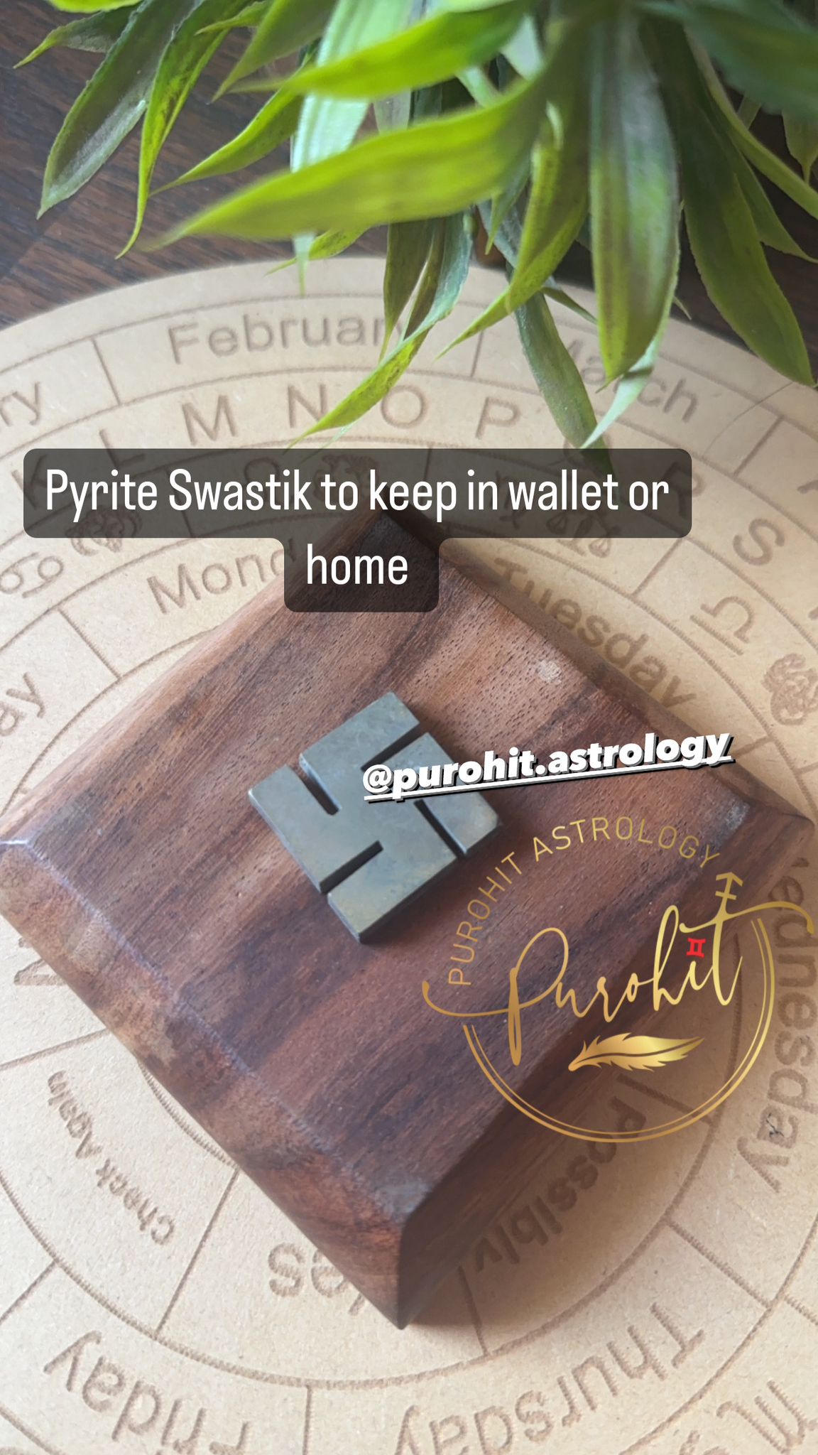 Pyrite Swastik