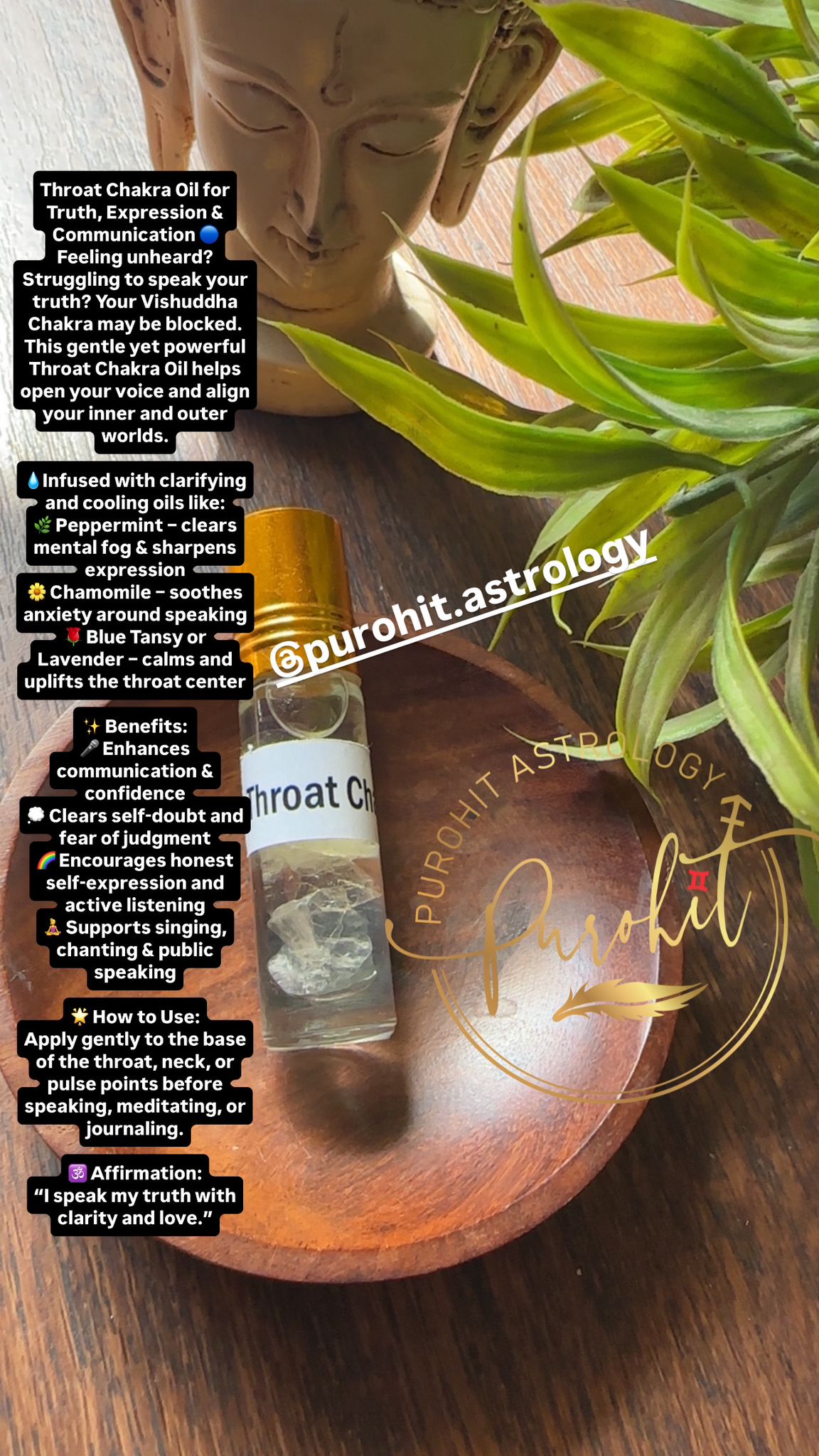 Throat Chakra Oil