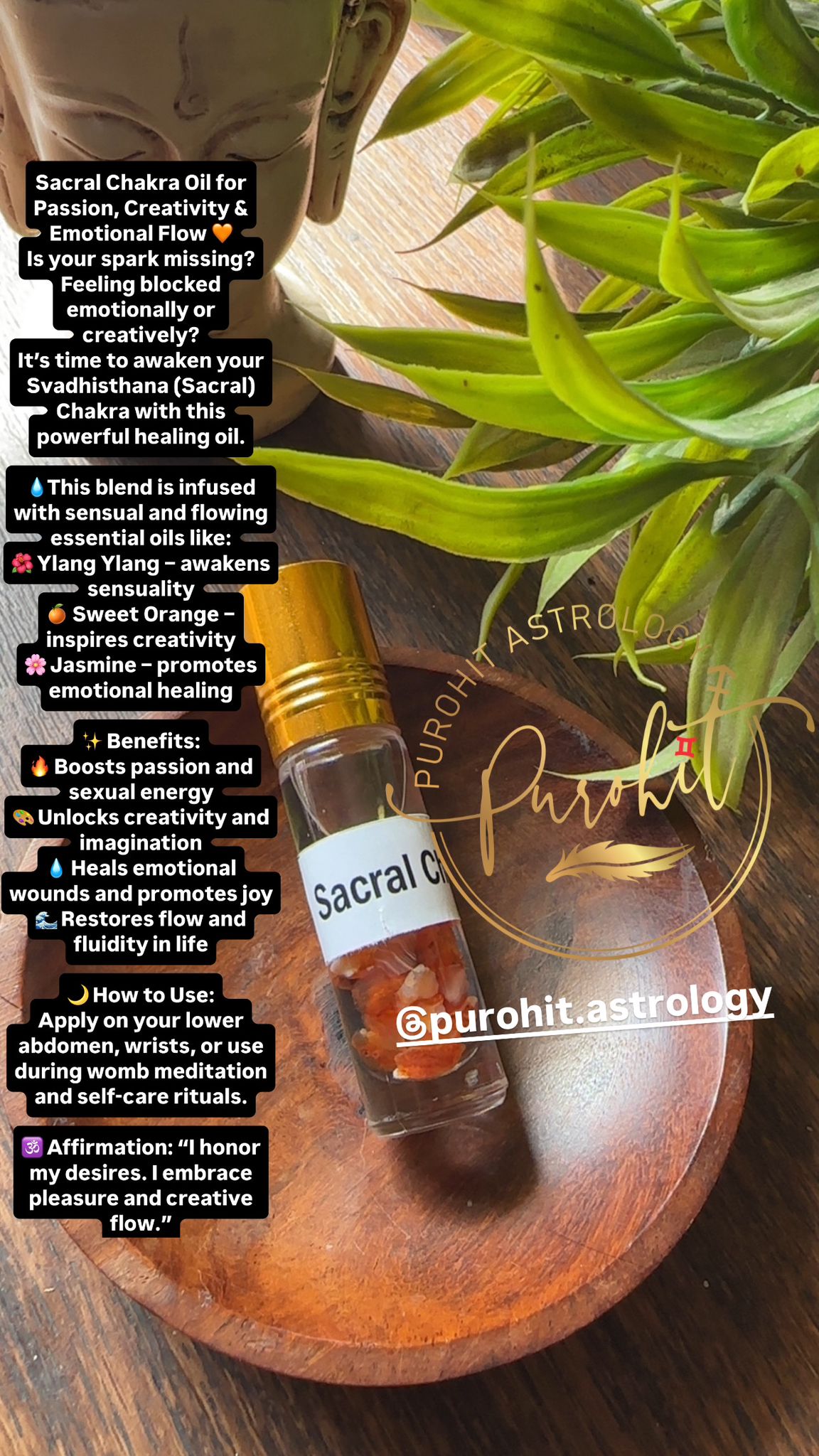 Sacral Chakra Oil