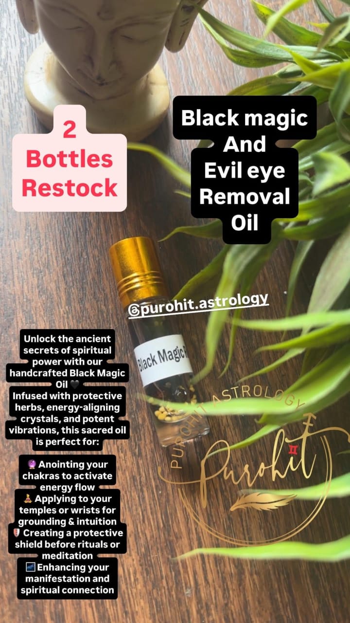 Black Magic and evil eye oil