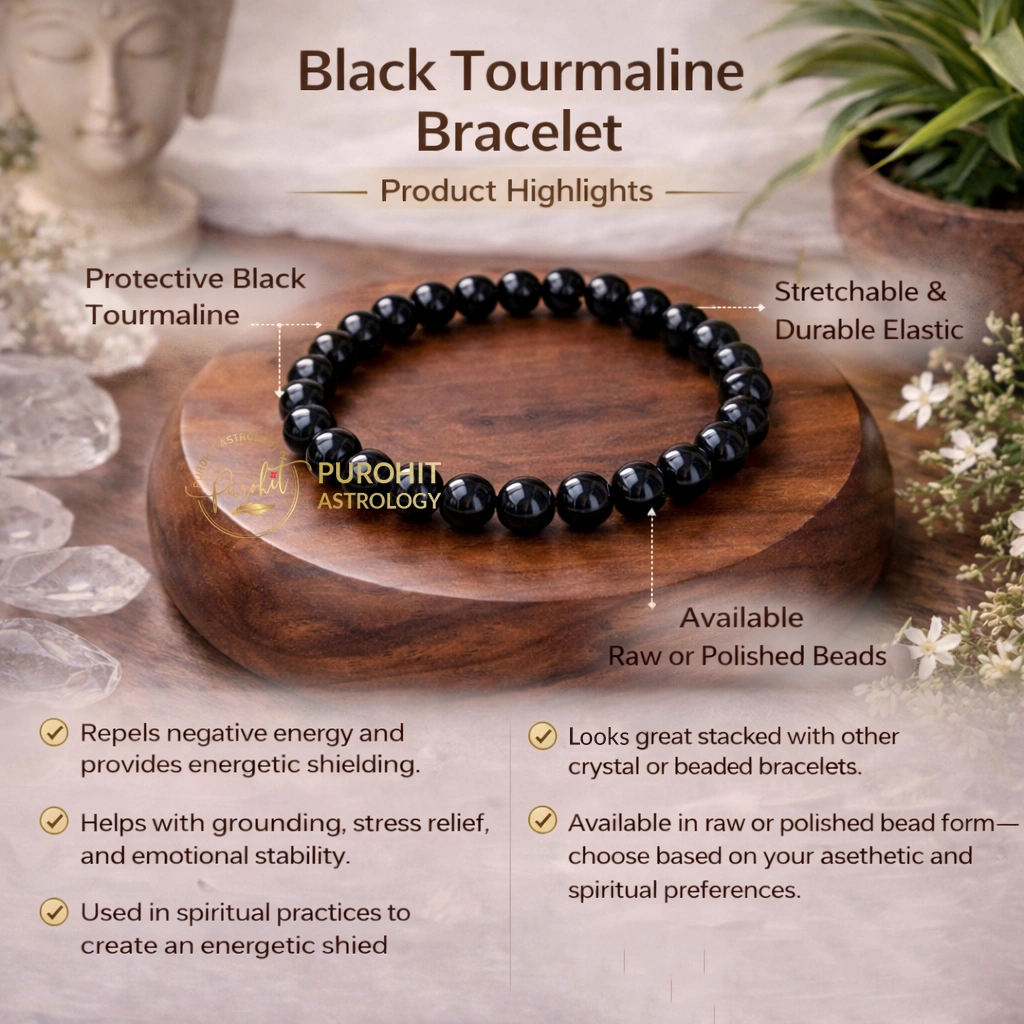 Features of Black Tourmaline Bracelet