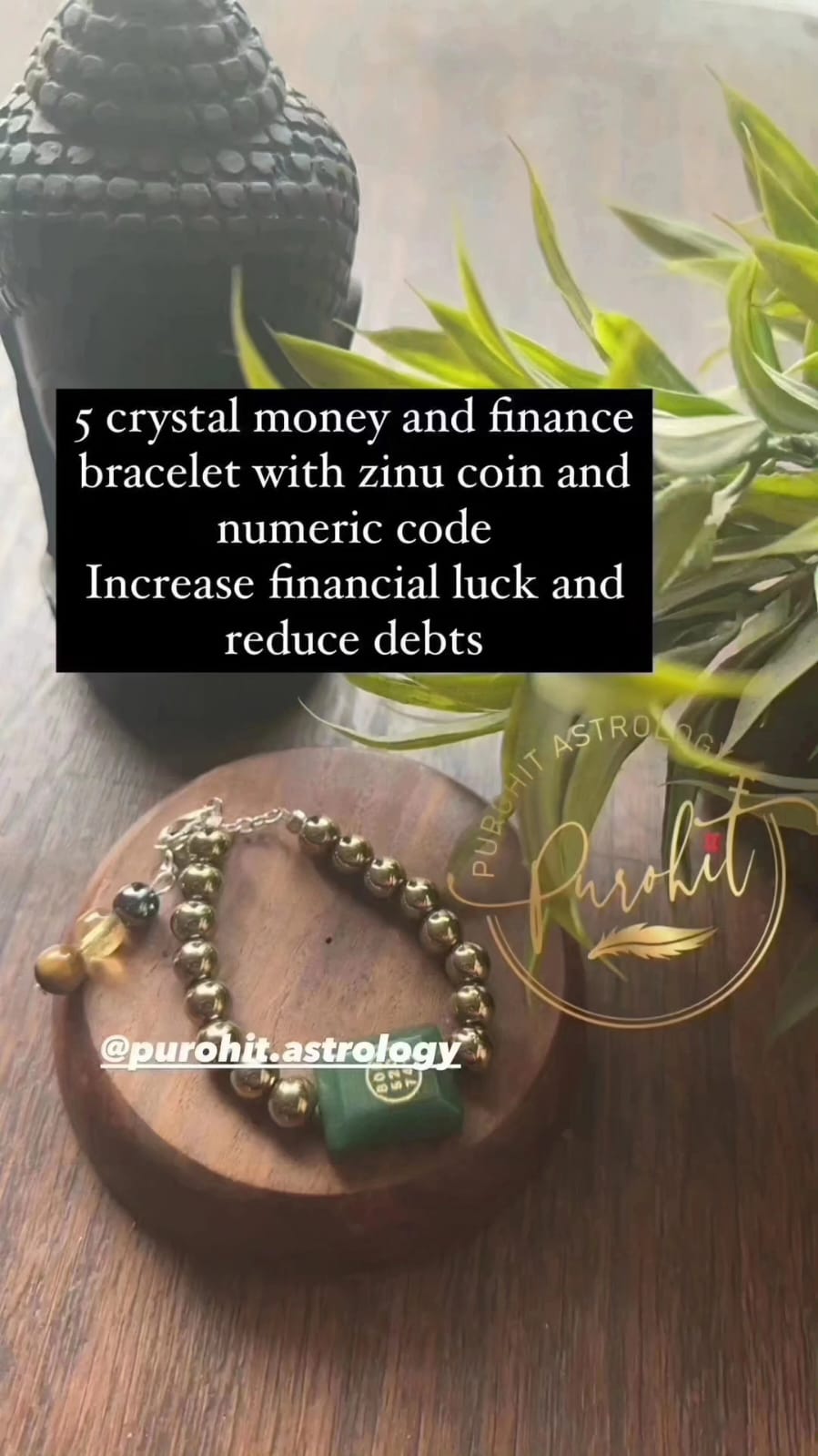 5 Crystal Bracelet for Money and Finances