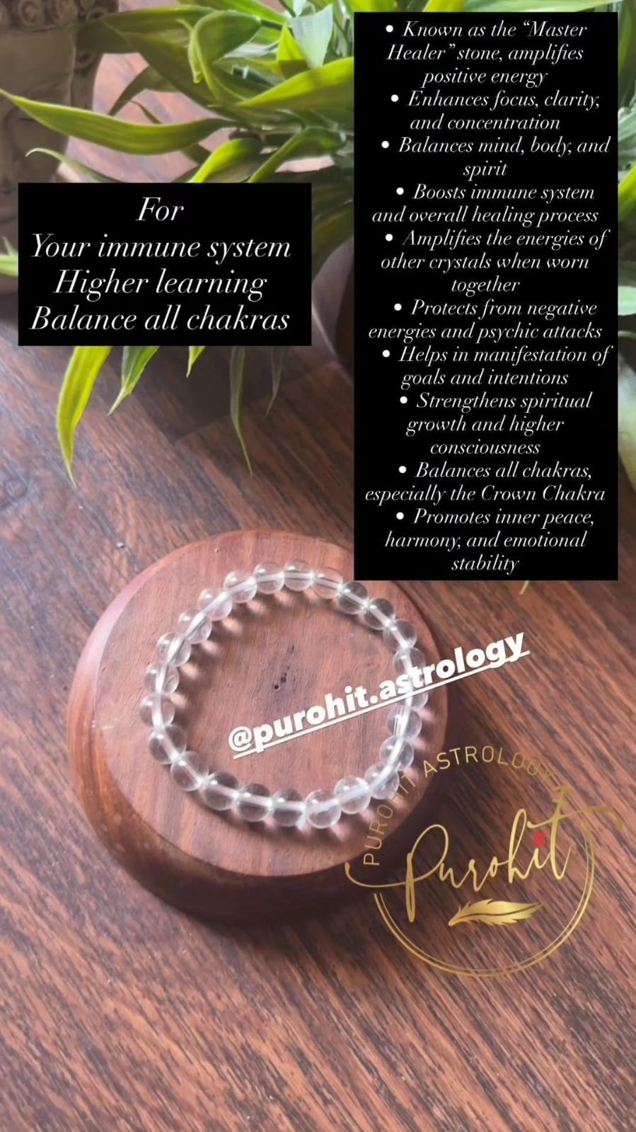 Clear Quartz Bracelet