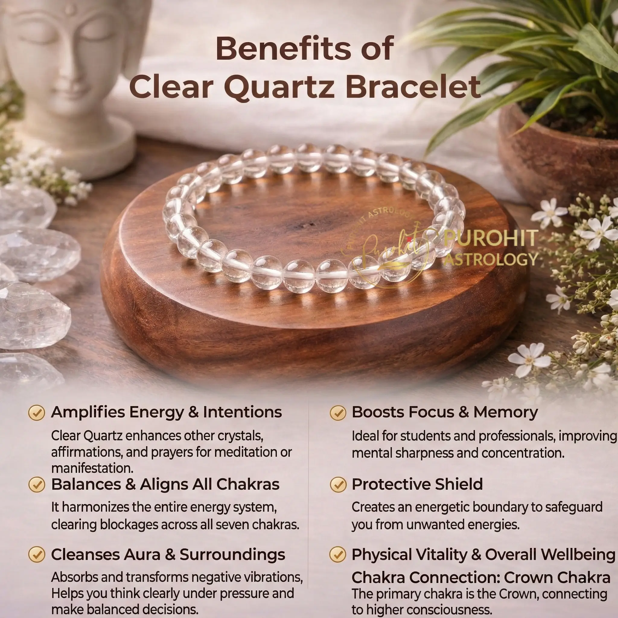 Clear Quartz Bracelet - Image 2