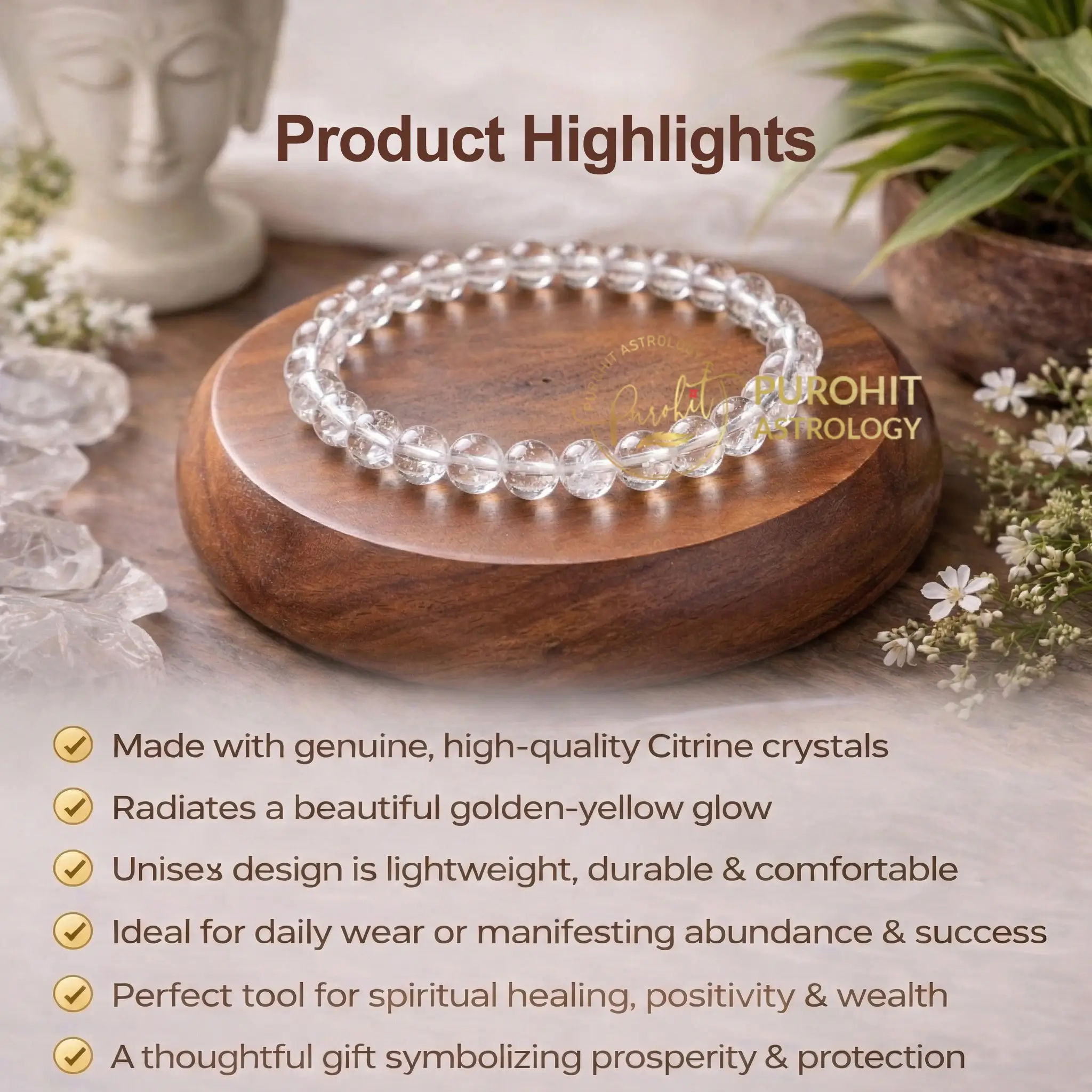 Clear Quartz Bracelet - Image 3