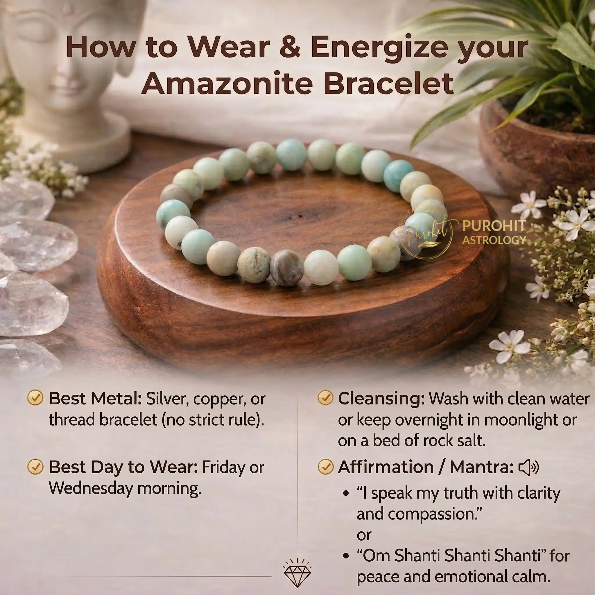 How to Wear Amazonite Bracelet