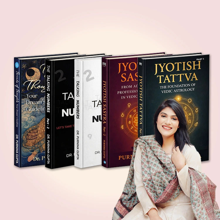 Combo of 5 Books on Astrology and Numerology by Dr. Purnima Gupta- Paperback