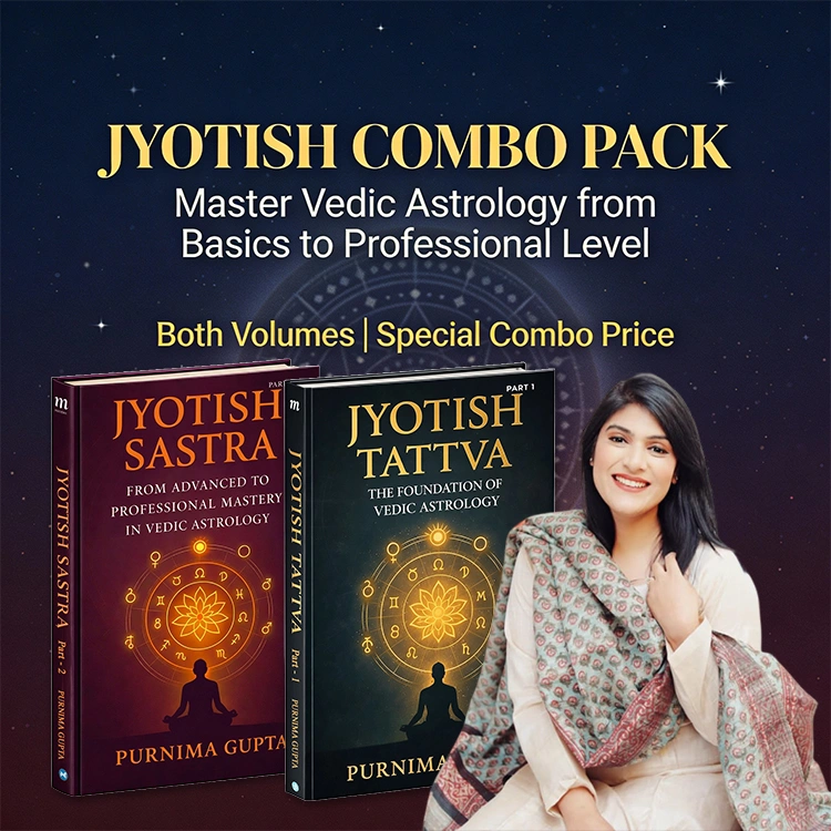 Astrology Book Combo (Jyotish Tattva & Jyotish Shastra) by Dr. Purnima Gupta- Paperback