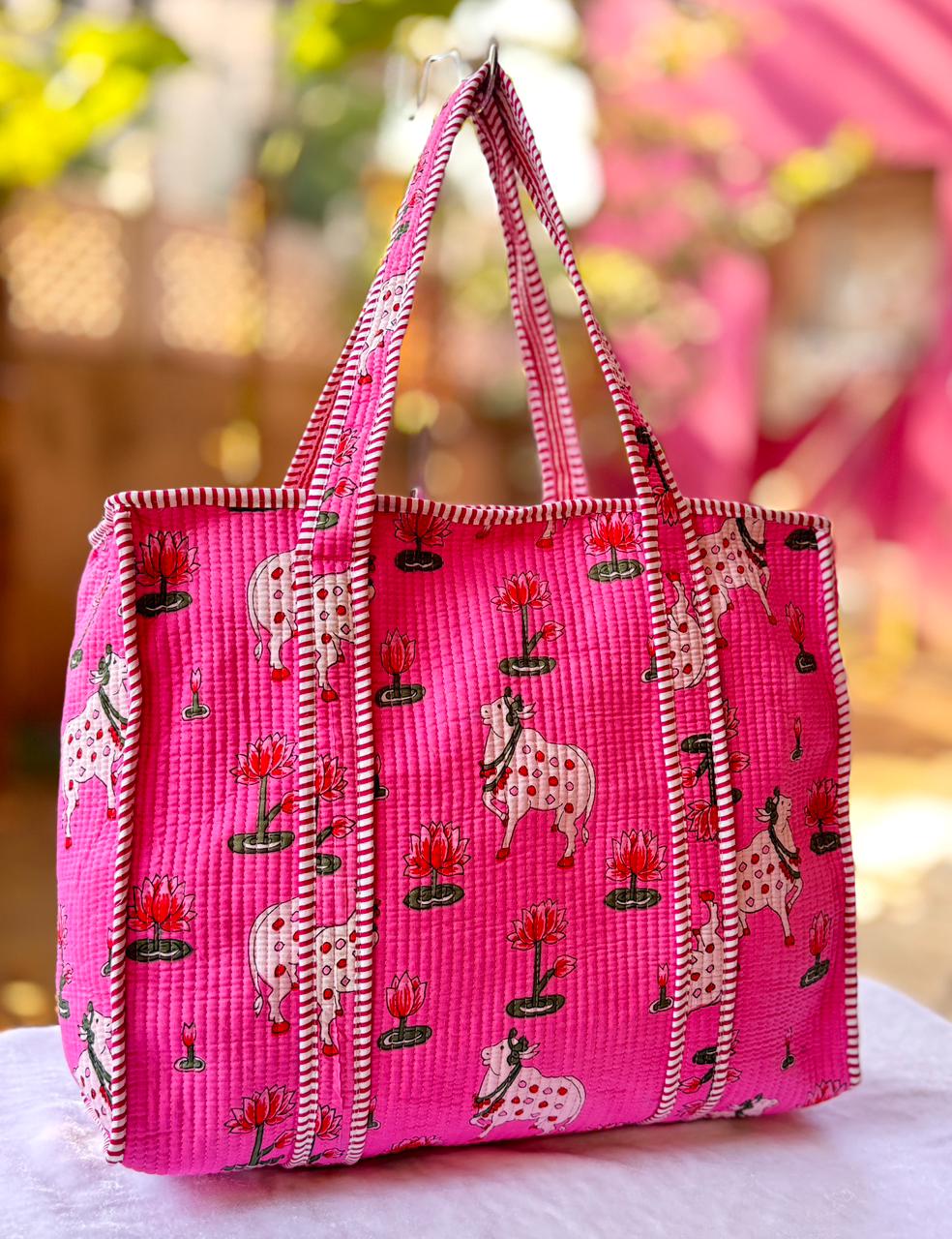 Cotton Handcrafted Tote Bags