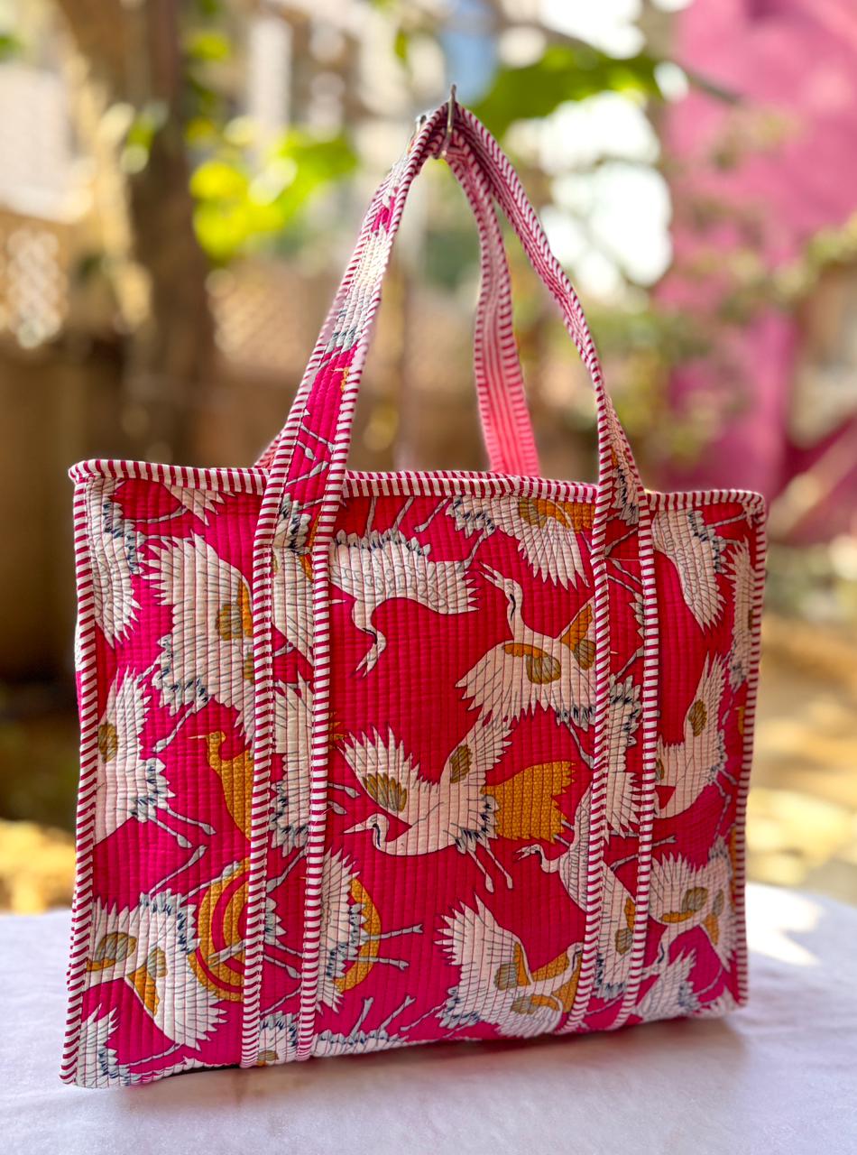 Cotton Handcrafted Tote Bag