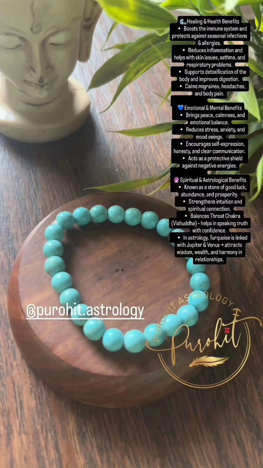 Turquoise Healing & Protection Bracelet 💙✨
