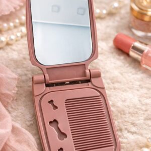 Mini Chic Folding Mirror Comb