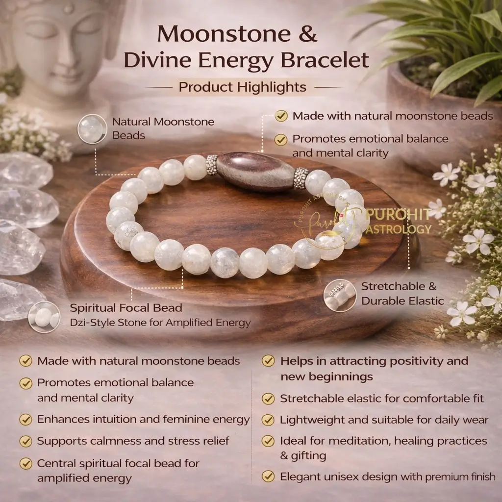 Features of Moonstone and Divine Energy Bracelet