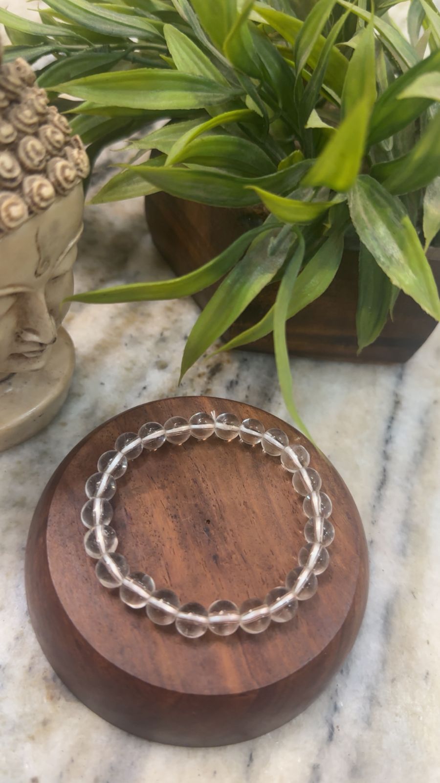 Clear Quartz Crystal Healing Bracelet