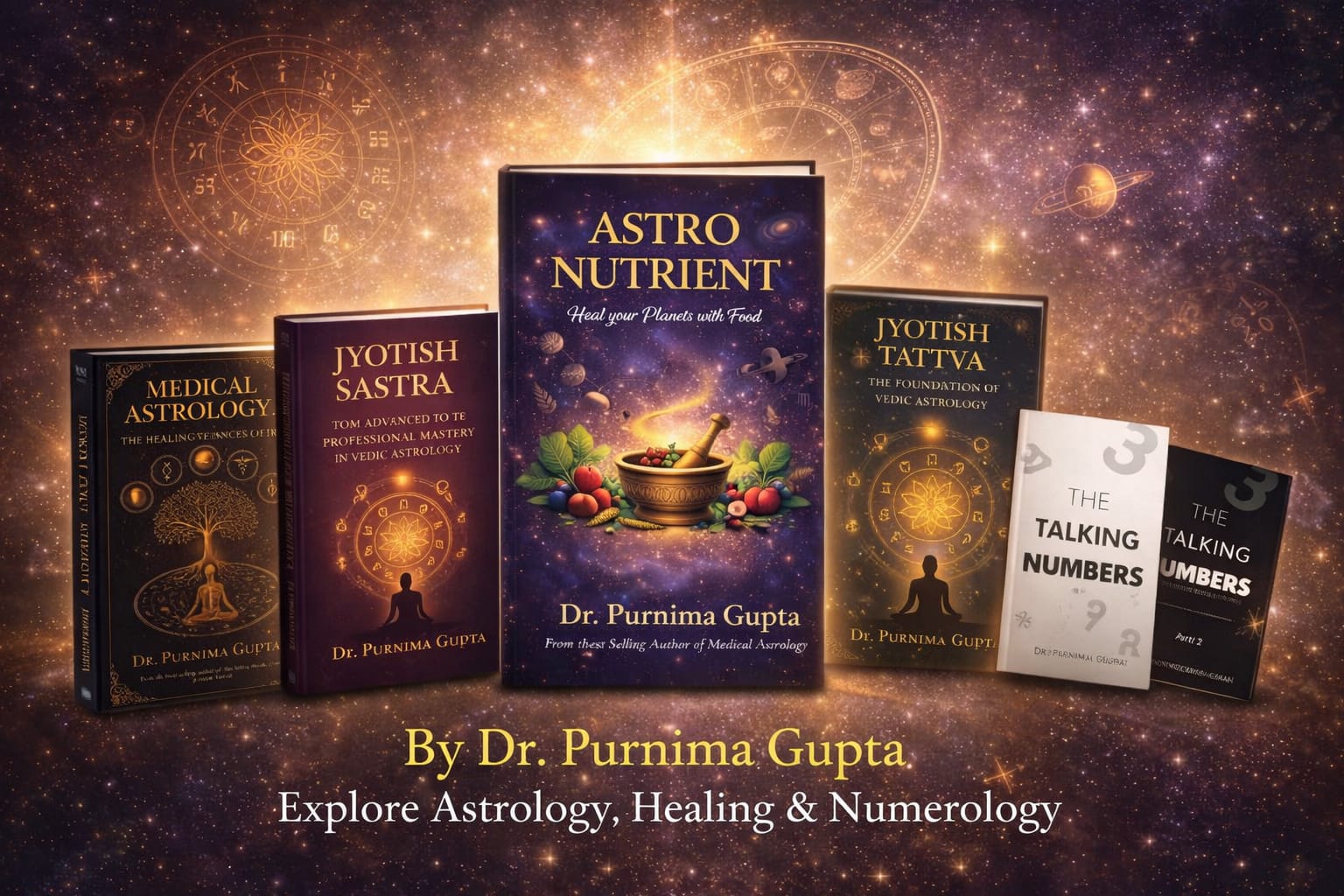 Combo of Astrology Numerology Astronutrients and Dream Paperback