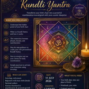 Manifest Through Astrology: Create Your Own Kundli Yantra Workshop